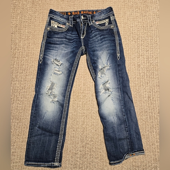 Rock Revival Denim - Rock Revival Noelle Capri Pants Size 29
